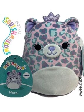 NEW SQUISHMALLOW HERA THE PRINCESS CHEETAH 7” Plush 2023